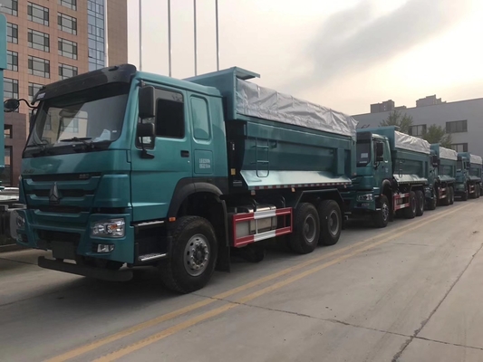 Sinotruk 380HP HOWO Dump Truck en Filipinas con cabina Hw76 y certificación de neumáticos DOT