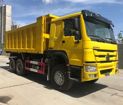 Norma de emisiones Euro 2 Sinotruk HOWO camión usado para camiones de remate de Tanzania