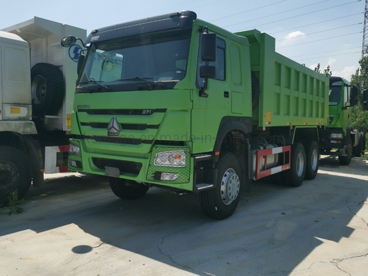 Zf8118 Sistema de dirección 6X4 Sinotruk usado 10 ruedas camión de descarga 20cbm Dimensión de cubo