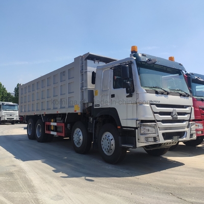 Diseño de neumáticos radiales de 41-50 t Capacidad de carga Sinotruk HOWO 8X4 camión de descarga de 40 toneladas en Pakistán