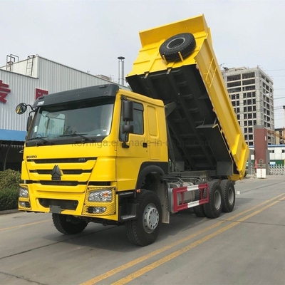 Diseño de neumáticos radiales y capacidad del motor&gt; 8L Sinotruk HOWO 371HP camión de descarga 6X4 camiones de remate