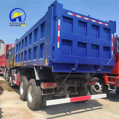 Diseño de neumáticos radiales Sinotruck HOWO 371 HP camión de carga pesada con transmisión Hw19710