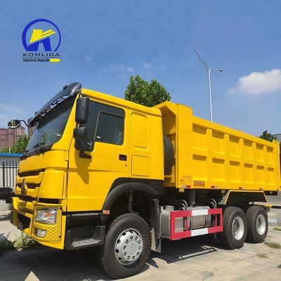 Sinotruck 6X4 camiones de carga pesada con tirador camiones de descarga Usados camión de descarga HOWO camión 375HP 371HP