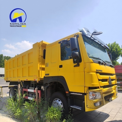 Sinotruck 6X4 camiones de carga pesada con tirador camiones de descarga Usados camión de descarga HOWO camión 375HP 371HP