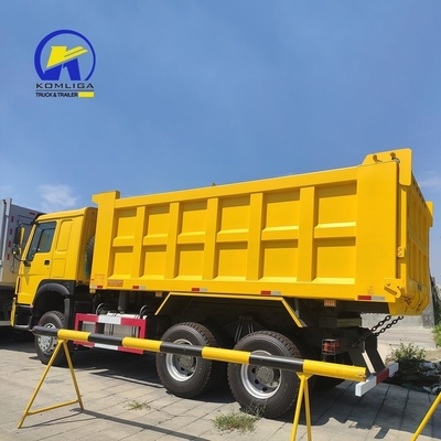 Sinotruck 6X4 camiones de carga pesada con tirador camiones de descarga Usados camión de descarga HOWO camión 375HP 371HP