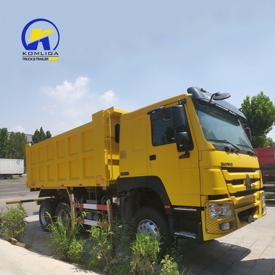 Sinotruck 6X4 camiones de carga pesada con tirador camiones de descarga Usados camión de descarga HOWO camión 375HP 371HP