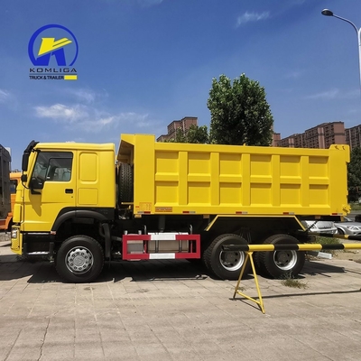 Sinotruck 6X4 camiones de carga pesada con tirador camiones de descarga Usados camión de descarga HOWO camión 375HP 371HP