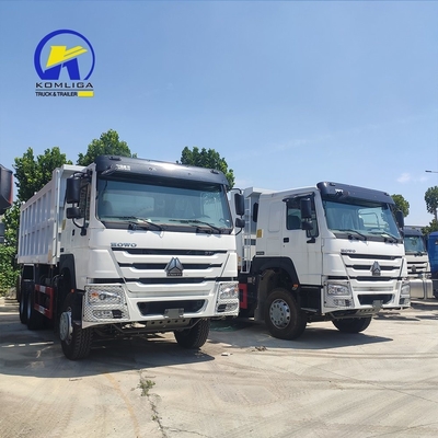 Camión Sino camión usado camión de basura HOWO 6X4 camión de camión 375HP camión de remate potencia de caballo 375HP