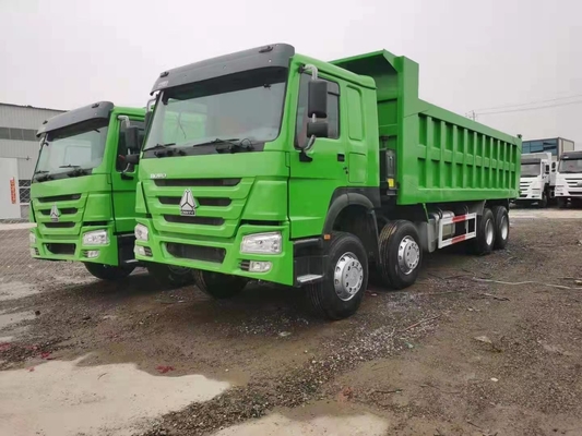 Sinotruk HOWO de segunda mano camión camiones usados con dirección correcta 20cbm Dimensión del cubo