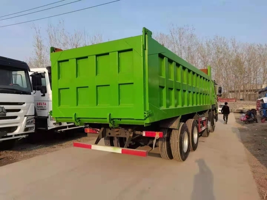 Sinotruk HOWO de segunda mano camión camiones usados con dirección correcta 20cbm Dimensión del cubo