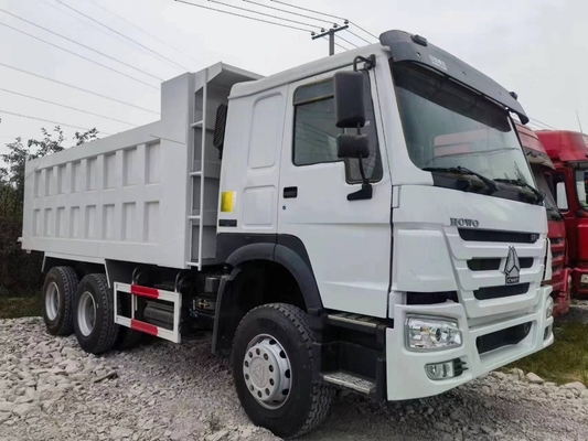Sinotruk HOWO de segunda mano camión camiones usados con dirección correcta 20cbm Dimensión del cubo