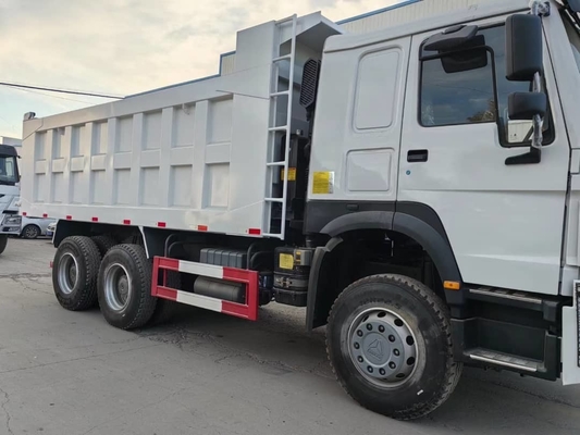 Sinotruk HOWO de segunda mano camión camiones usados con dirección correcta 20cbm Dimensión del cubo