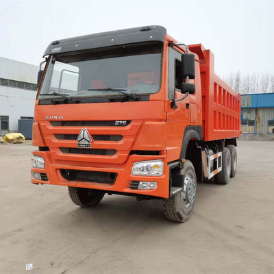 Tipo de elevación delantera tipo de descarga camión de tirón Sinotruk usado en 6X4 30 toneladas 371HP 375HP
