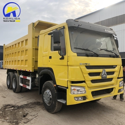 Transmisión manual de 6×4 ruedas motrices Forland Sinotruk 371 375 camión de basura en África
