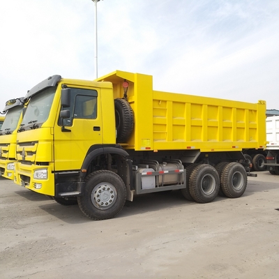 Sinotruk HOWO 371HP camión de 20 toneladas con 20cbm dimensiones de cubo 5600X2300X1500 azul