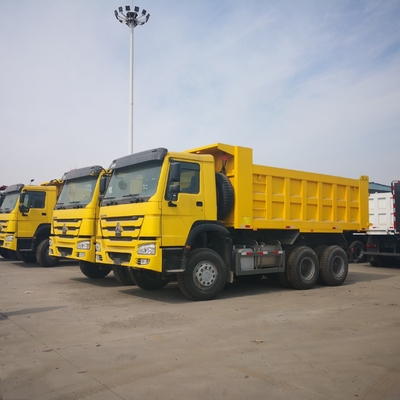 Sinotruk HOWO 371HP camión de 20 toneladas con 20cbm dimensiones de cubo 5600X2300X1500 azul