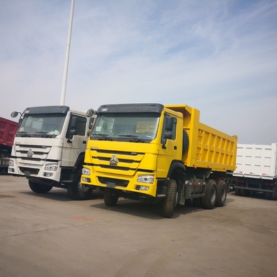 Sinotruk HOWO 371HP camión de 20 toneladas con 20cbm dimensiones de cubo 5600X2300X1500 azul