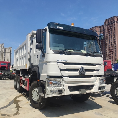 371HP 10 ruedas 20 cúbicos camión con remate Sinotruk HOWO LHD/Rhd Volante y cabina Hw76