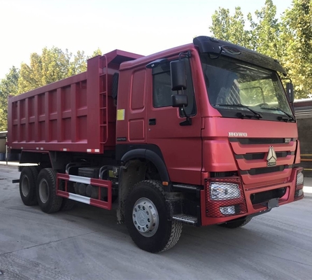 371HP 10 ruedas 20 cúbicos camión con remate Sinotruk HOWO LHD/Rhd Volante y cabina Hw76