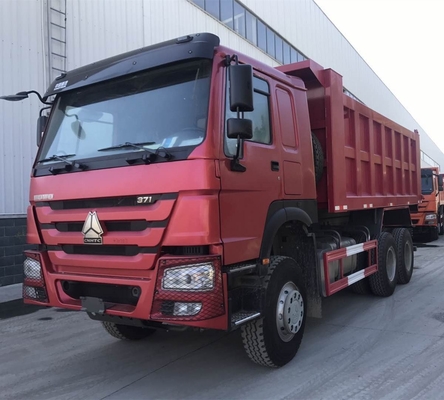 371HP 10 ruedas 20 cúbicos camión con remate Sinotruk HOWO LHD/Rhd Volante y cabina Hw76