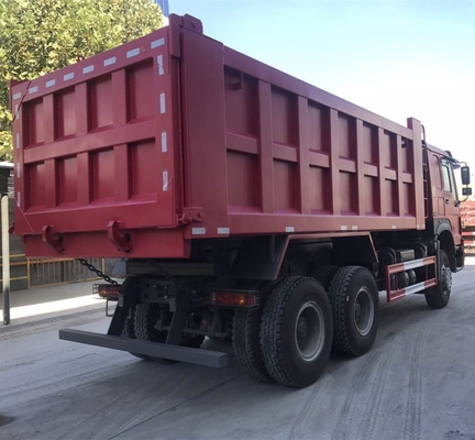 371HP 10 ruedas 20 cúbicos camión con remate Sinotruk HOWO LHD/Rhd Volante y cabina Hw76