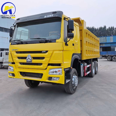 LHD/Rhd HOWO Sinotruk 15 metros cúbicos camión de descarga válvula hidráulica con &gt; 8L de capacidad del motor