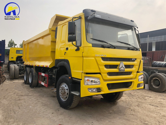 Sinotruck 6X4 371HP HOWO camión de descarga con diseño de neumáticos radiales y motor de alta capacidad