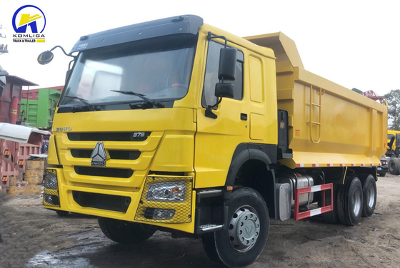 Sinotruck 6X4 371HP HOWO camión de descarga con diseño de neumáticos radiales y motor de alta capacidad