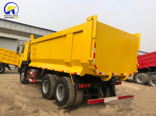 Sinotruck 6X4 371HP HOWO camión de descarga con diseño de neumáticos radiales y motor de alta capacidad