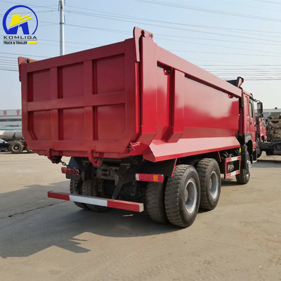 Nigeria Ghana HOWO 375HP Sinotruk camión de descarga usado con cabina Hw76 y 351-450 caballos de fuerza