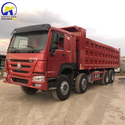 Sinotruck HOWO 8X4 camión con tirador camión sinotruck usado camión descargable con sistema de dirección Zf8118