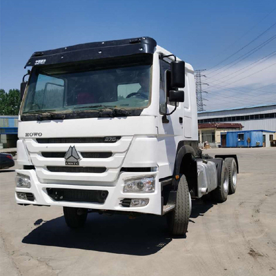 Excelente estado Sinotruk HOWO de segunda mano cabeza de semirremolque con 2 marchas traseras