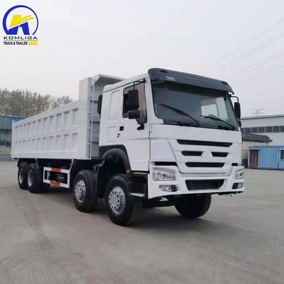 30/40 toneladas 8X4 Sinotruk HOWO 12 Camión de descarga de neumáticos Transmisión manual Norma de emisiones Euro 2