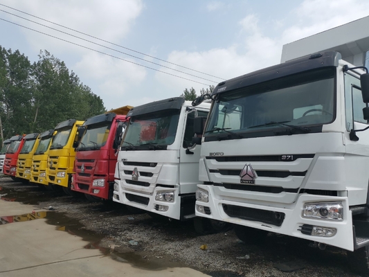 Sinotruk de segunda mano HOWO Shacman Dump Tipper para África 6×4 Volante de conducción 300L Cisterna de combustible