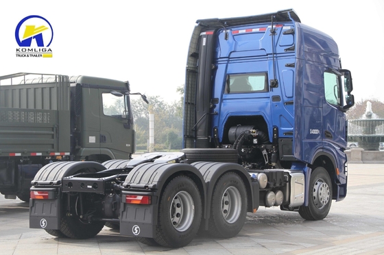 Shacman 6X4 20tons 380HP 420HP Ten Wheels Tractor Trailer Head Truck con consumo