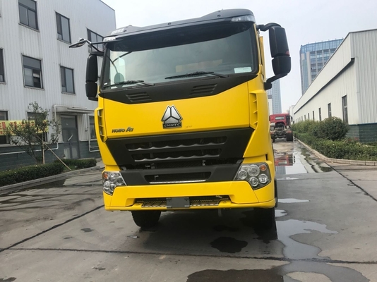 Diseño de neumáticos radiales 420HP 371HP Sinotruk HOWO A7 camión de inclinación 6X4 Euro 2 estándar de emisiones