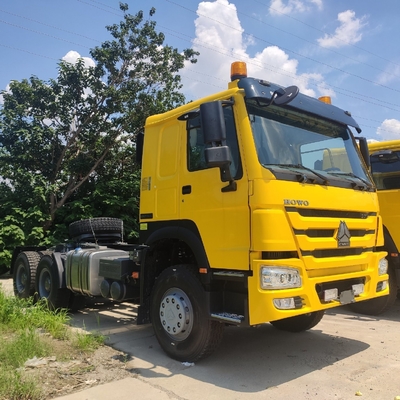 Hw76 Cab HOWO Usado cabeza de tractor 3 ejes 6X4 para dentro de su presupuesto 6800 * 2500 * 3200mm