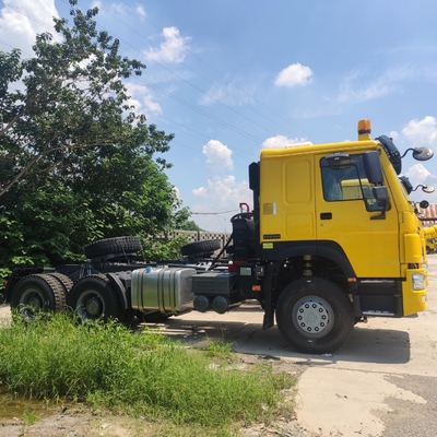 Hw76 Cab HOWO Usado cabeza de tractor 3 ejes 6X4 para dentro de su presupuesto 6800 * 2500 * 3200mm