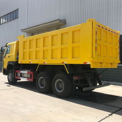 CNHTC 6X4 Camión de remate con capacidad de carga del eje delantero de 9 toneladas y dimensión del cubo de 20cbm