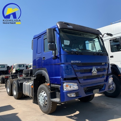 Sinotruk HOWO usado 6X4 neumático 10 ruedas camión tractor de trabajo pesado con caja de cambios Hw19710