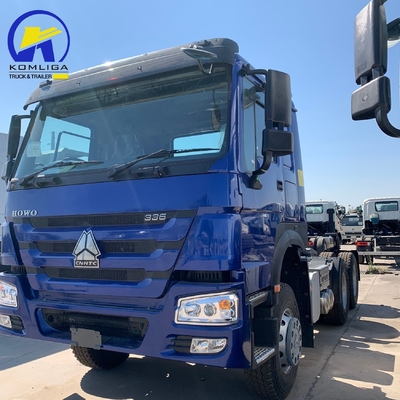 Sinotruk HOWO usado 6X4 neumático 10 ruedas camión tractor de trabajo pesado con caja de cambios Hw19710
