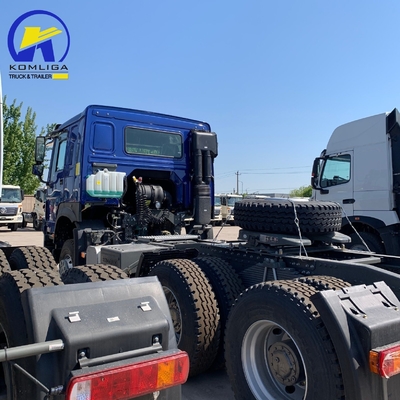 Sinotruk HOWO usado 6X4 neumático 10 ruedas camión tractor de trabajo pesado con caja de cambios Hw19710
