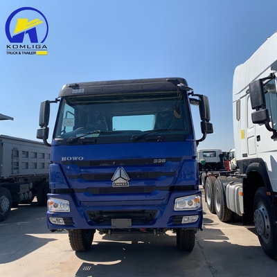 Sinotruk HOWO usado 6X4 neumático 10 ruedas camión tractor de trabajo pesado con caja de cambios Hw19710