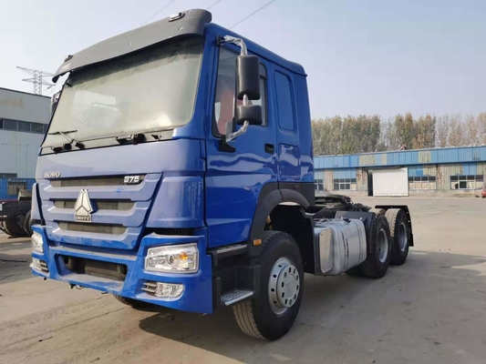 Sinotruk HOWO Tractor Truck Head 371-450HP 6X4 Hw19710 Caja de cambios y características versátiles