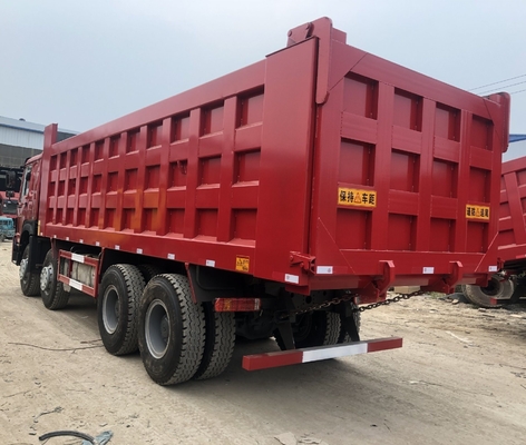 Sinotruk 12 ruedas usadas HOWO 70 toneladas 100 toneladas camión de descarga 8X4 con diseño de neumáticos radiales