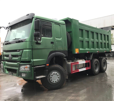 6X4 HOWO Sinotruk 371 camión descargador con sistema de dirección Zf8118 y certificación ISO