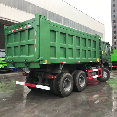 6X4 HOWO Sinotruk 371 camión descargador con sistema de dirección Zf8118 y certificación ISO