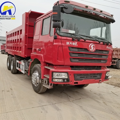 10 ruedas 6X4 camión descargable Shacman para Kenia Transmisión manual y alta capacidad