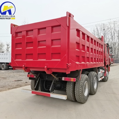 10 ruedas 6X4 camión descargable Shacman para Kenia Transmisión manual y alta capacidad