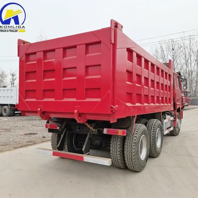 Camión de descarga pesado Shacman usado con 20cbm, dimensiones de cubo 5600X2300X1500 y ≤5 asientos